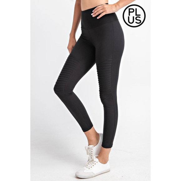 Rae Mode Pants - Moto Leggings Buttery Soft Stretch S101 Black